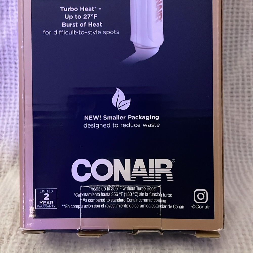 NIB Conair Double Ceramic Curling Iron - Picture 8 of 8